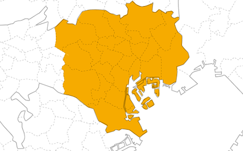 サービス提供エリアの画像