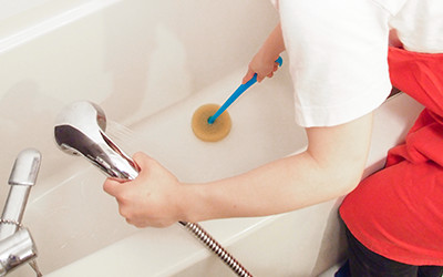 浴室掃除の画像