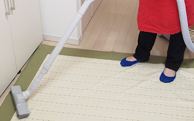 リビング掃除の画像